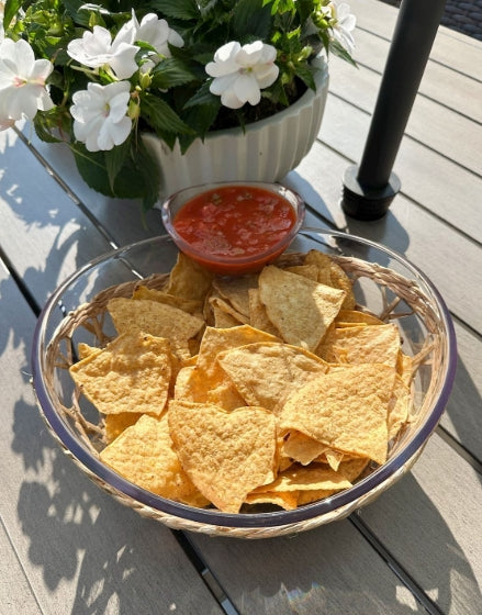 Acrylic Woven Chip & Dip Set