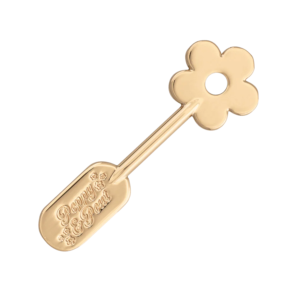 Poppy & Pout Lip Care Spatula (Gold Daisy)