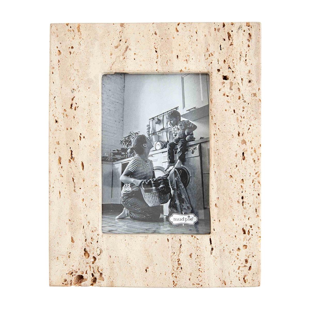 Cream Travertine Picture Frames 4x6