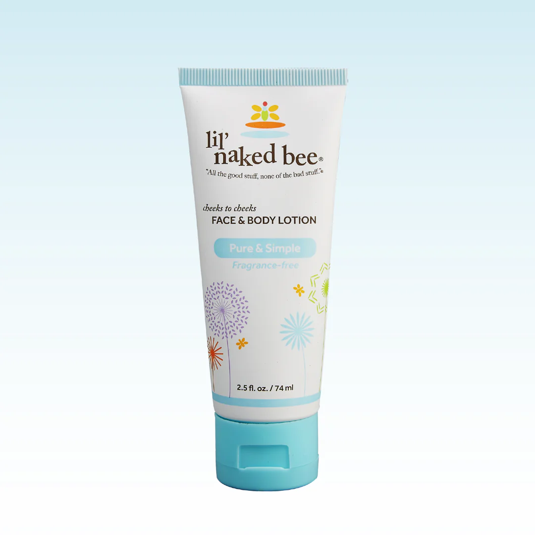 Pure & Simple Cheeks to Cheeks Face & Body Lotion 2.5oz