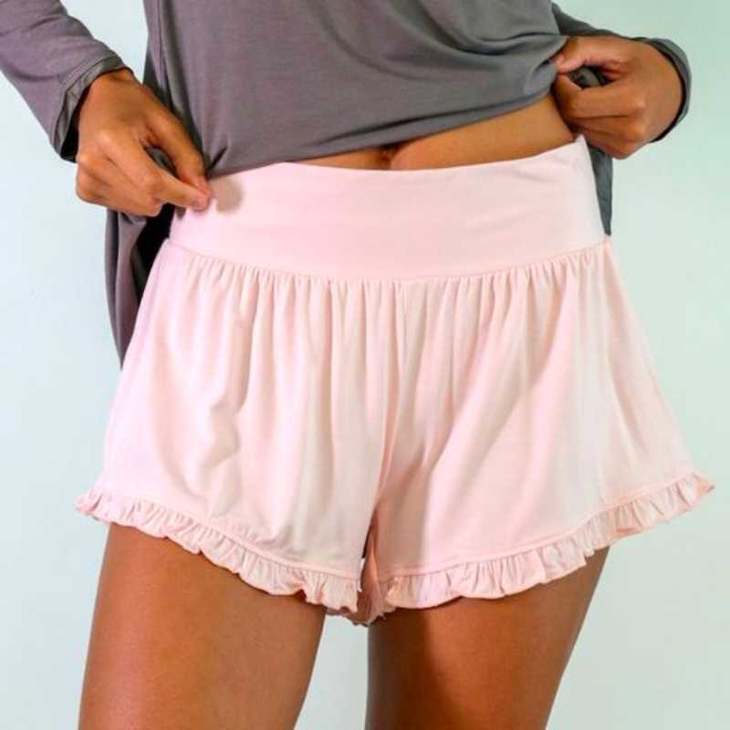 Faceplant Dreams: Ruffle Sleep Shorts