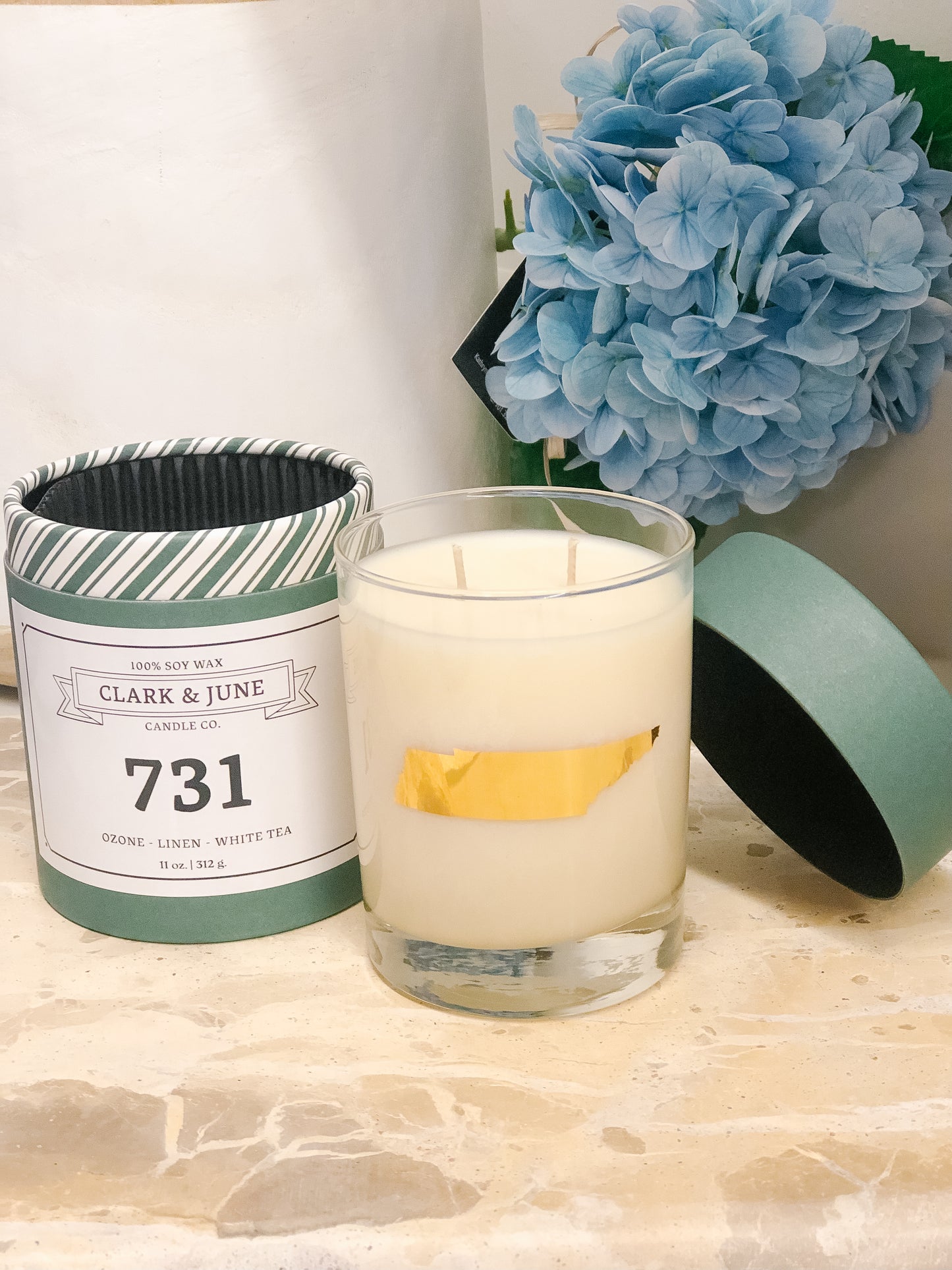731 Candle & Drinking Glass