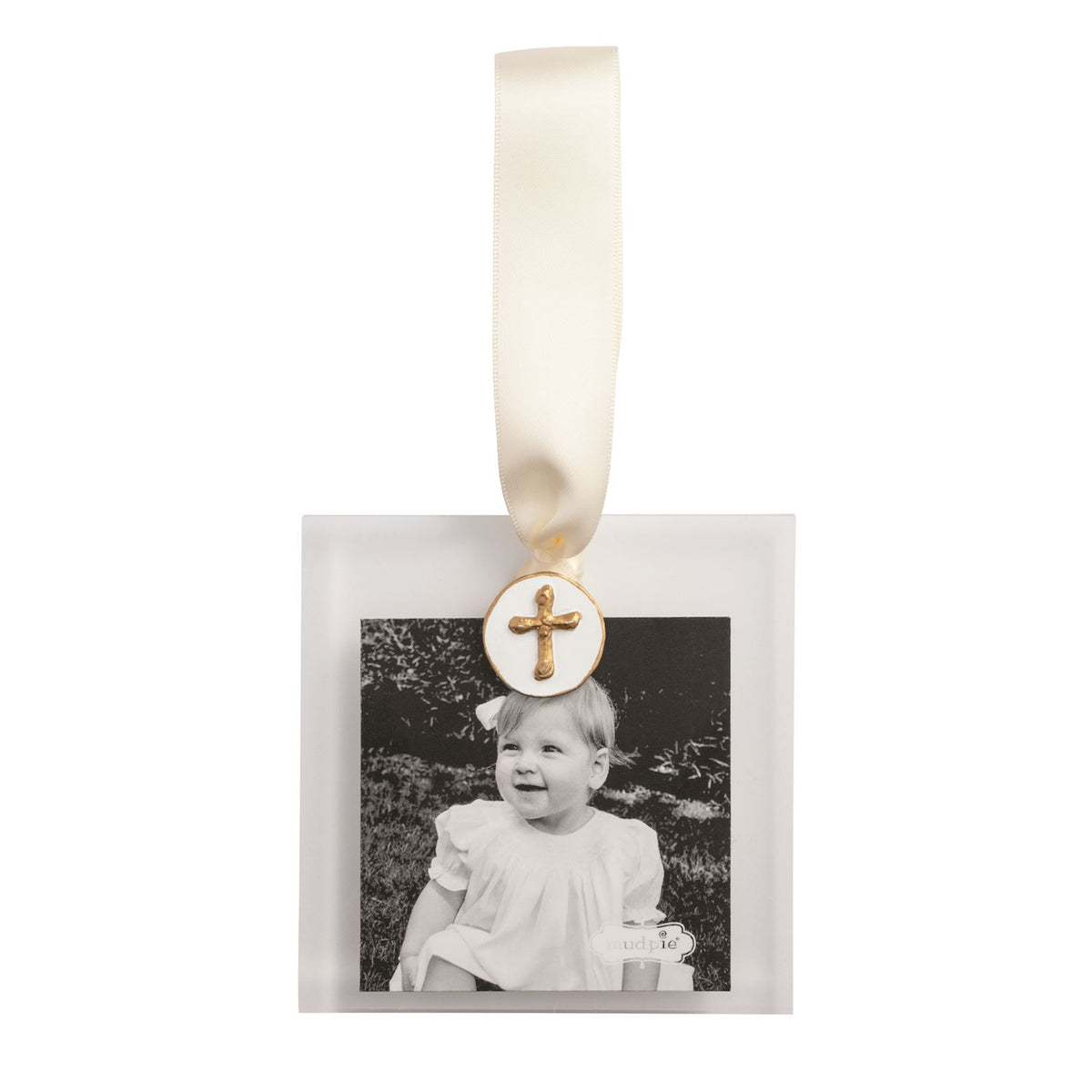 Gold Cross Intaglio Ornament