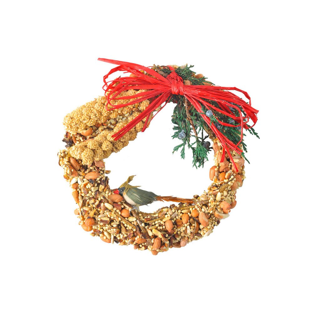 Bird Seed- Rustic Winter Wreath 6"