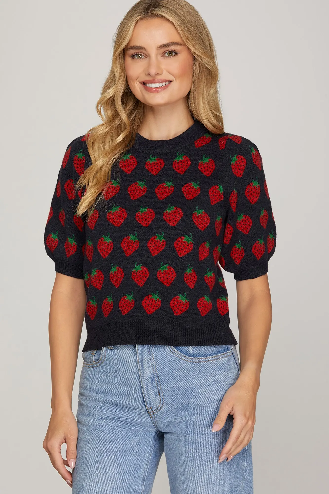 The Rosie Strawberry Sweater