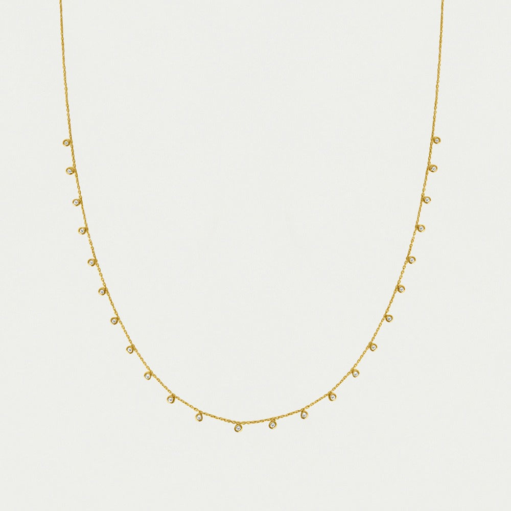 Pave Orsay Charm Necklace by Dean Davidson