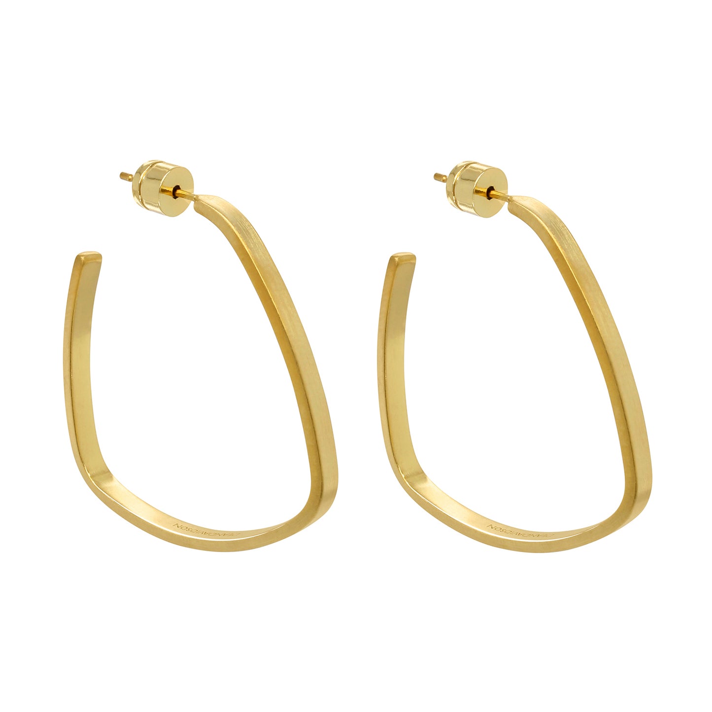 Small Square Hoops by Dean Davidson