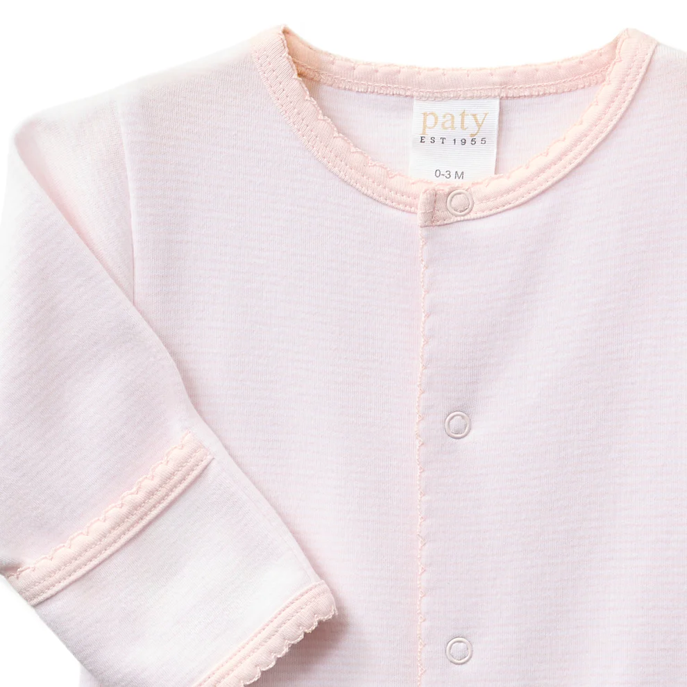 PATY: Striped Converter Pink Stripe 0-3mo