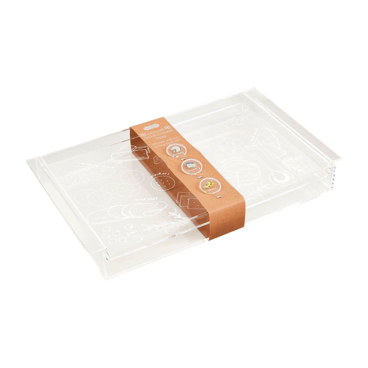 Acrylic Charcuterie Chiller Tray Set