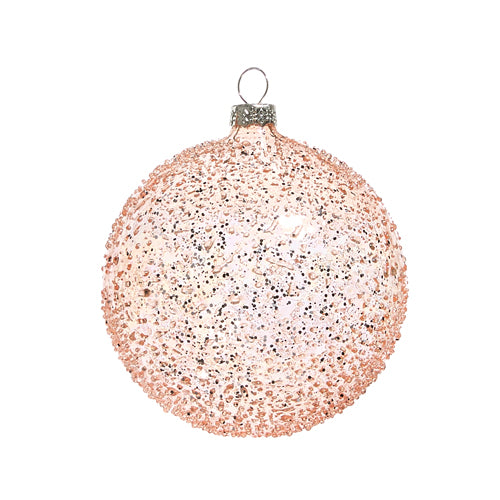 Coral Textured Ball Ornament