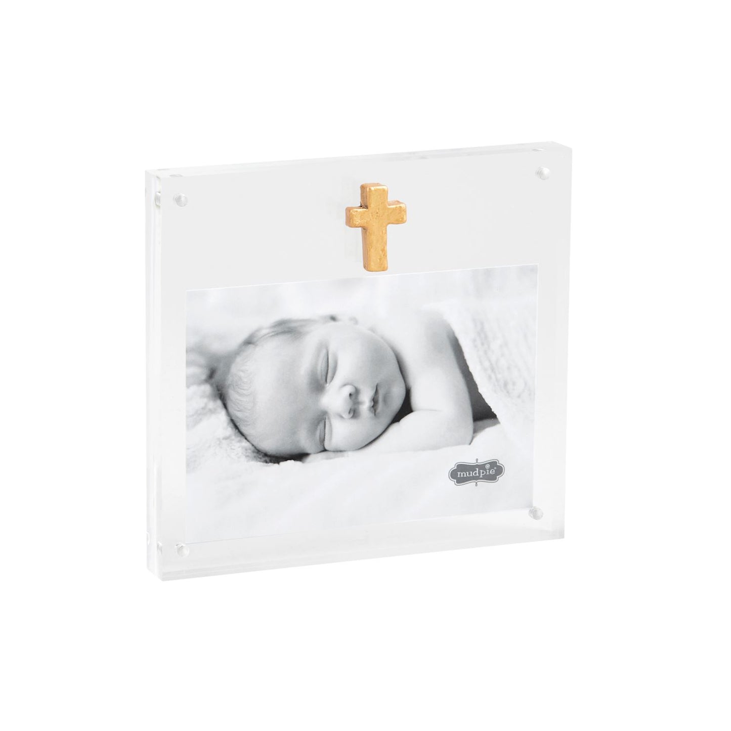 Acrylic Picture Frame with Gold Detail