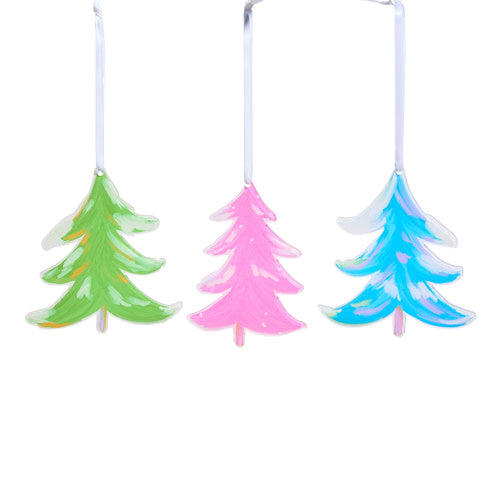 Gumdrop Frost Tree Ornament / Gift Tag (Pink)