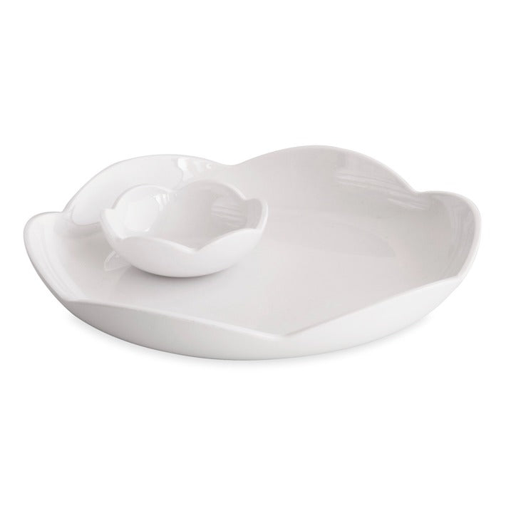 Beatriz Ball: VIDA Amelia Round Platter with Dip Bowl
