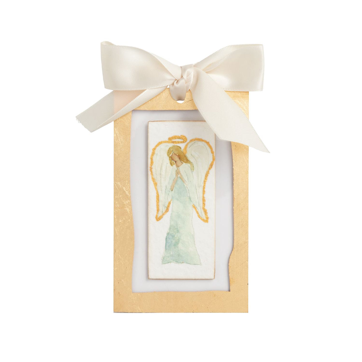 Front Angel Ornament Gold