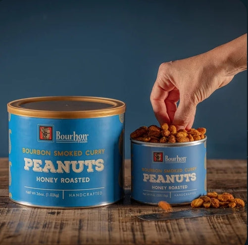 Bourbon Smoked Curry Peanuts Honey Roasted 9oz