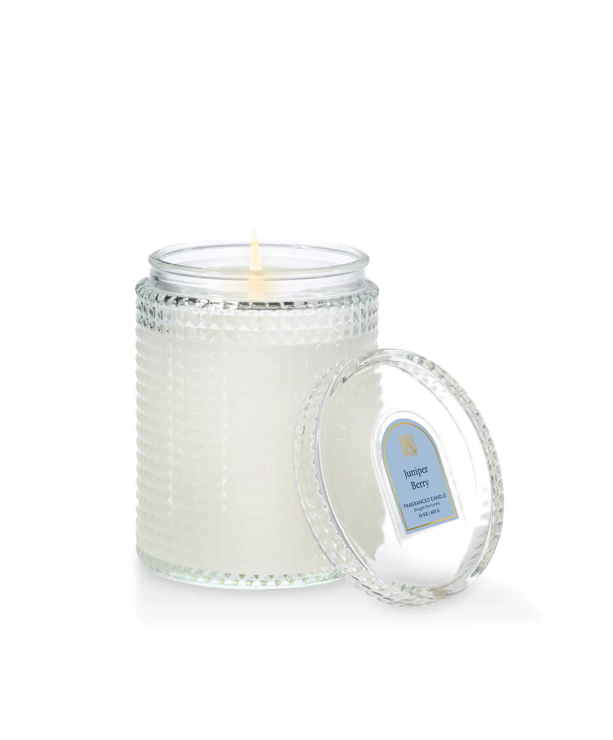Aromatique 15oz Texture Glass Candle