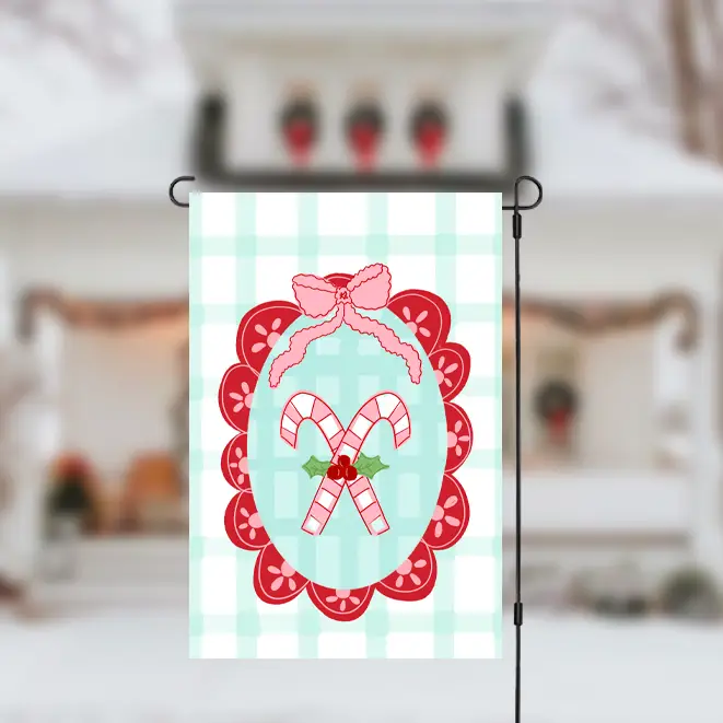 Scalloped Candy Cane