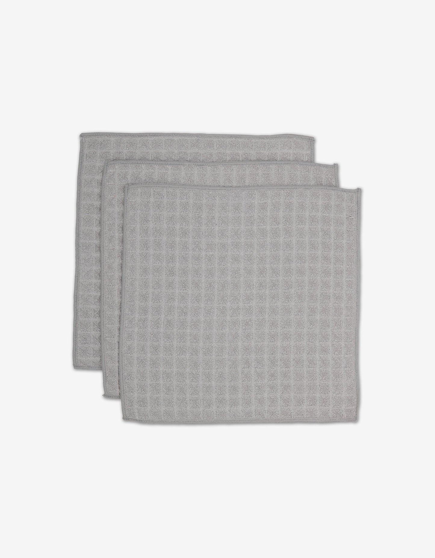 Geometry Waffle Washcloth Set of 3: