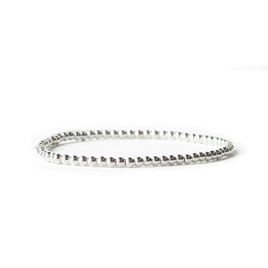 Gilded Bracelet - 3mm Smooth silver