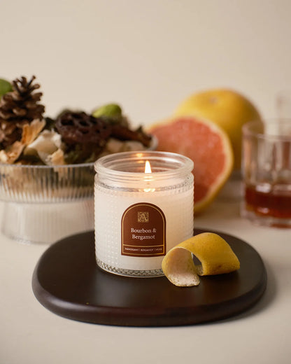Aromatique Textured Glass 6oz Candle