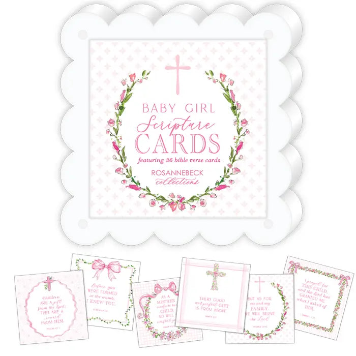 Scripture Cards (36) with Acrylic Frame