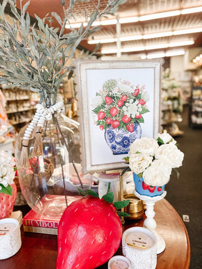 11" Paper Mache Strawberry