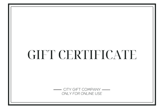 City Gift Company Gift Certificate