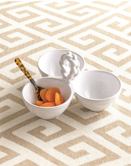 Braided Handle Triple Tidbit