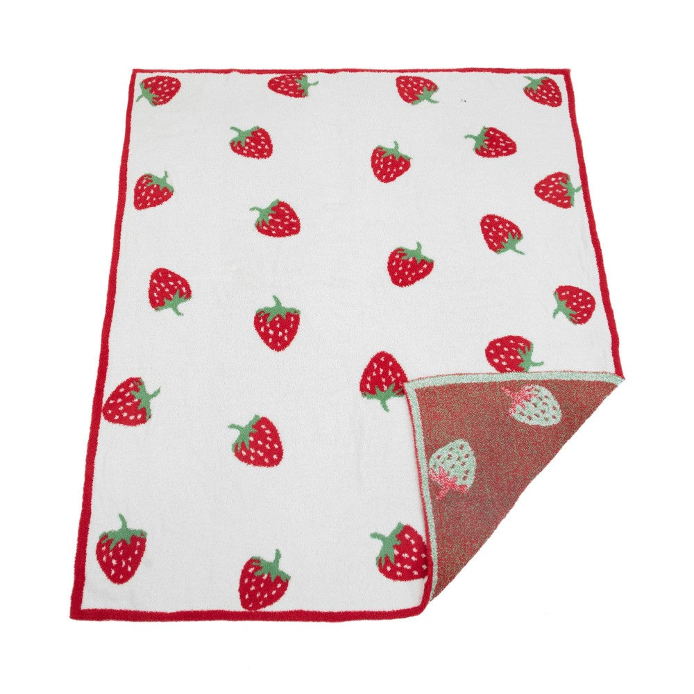 Luxe Strawberry Blanket