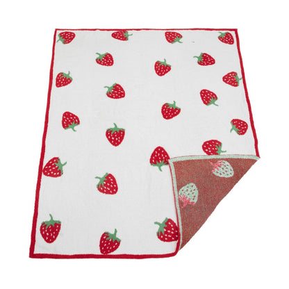 Luxe Strawberry Blanket