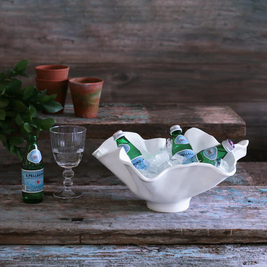 Beatriz Ball: VIDA Bloom Wine Bucket / Pedestal Bowl