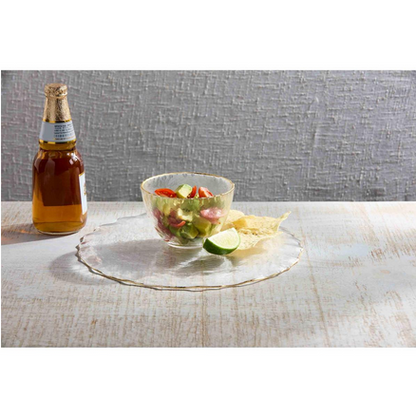 Glass Pedestal / Chip & Dip