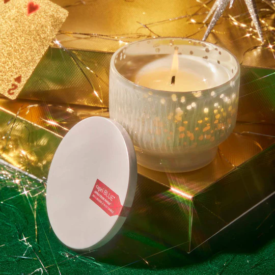 Mercury Glass Inverted Jar Candle