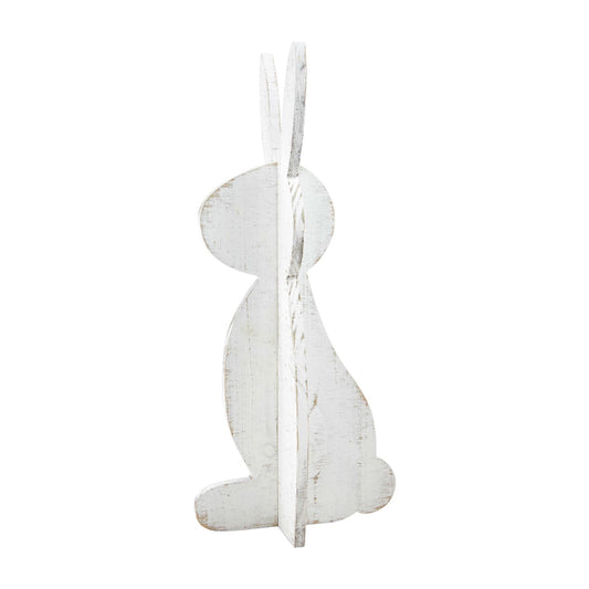 White Bunny Stand Sitter