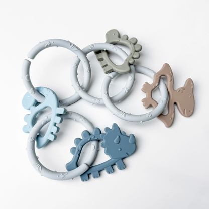 Dino Green Silicone Teether
