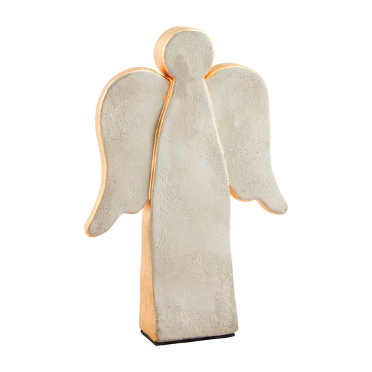 Small Gold Concrete Angel