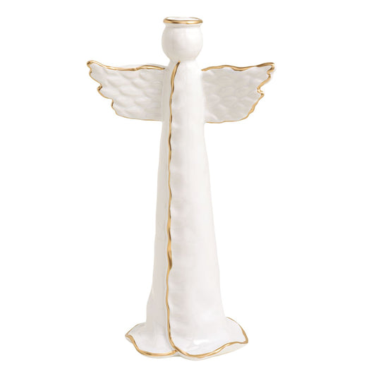 Large ceramic Angel with Gold Detail