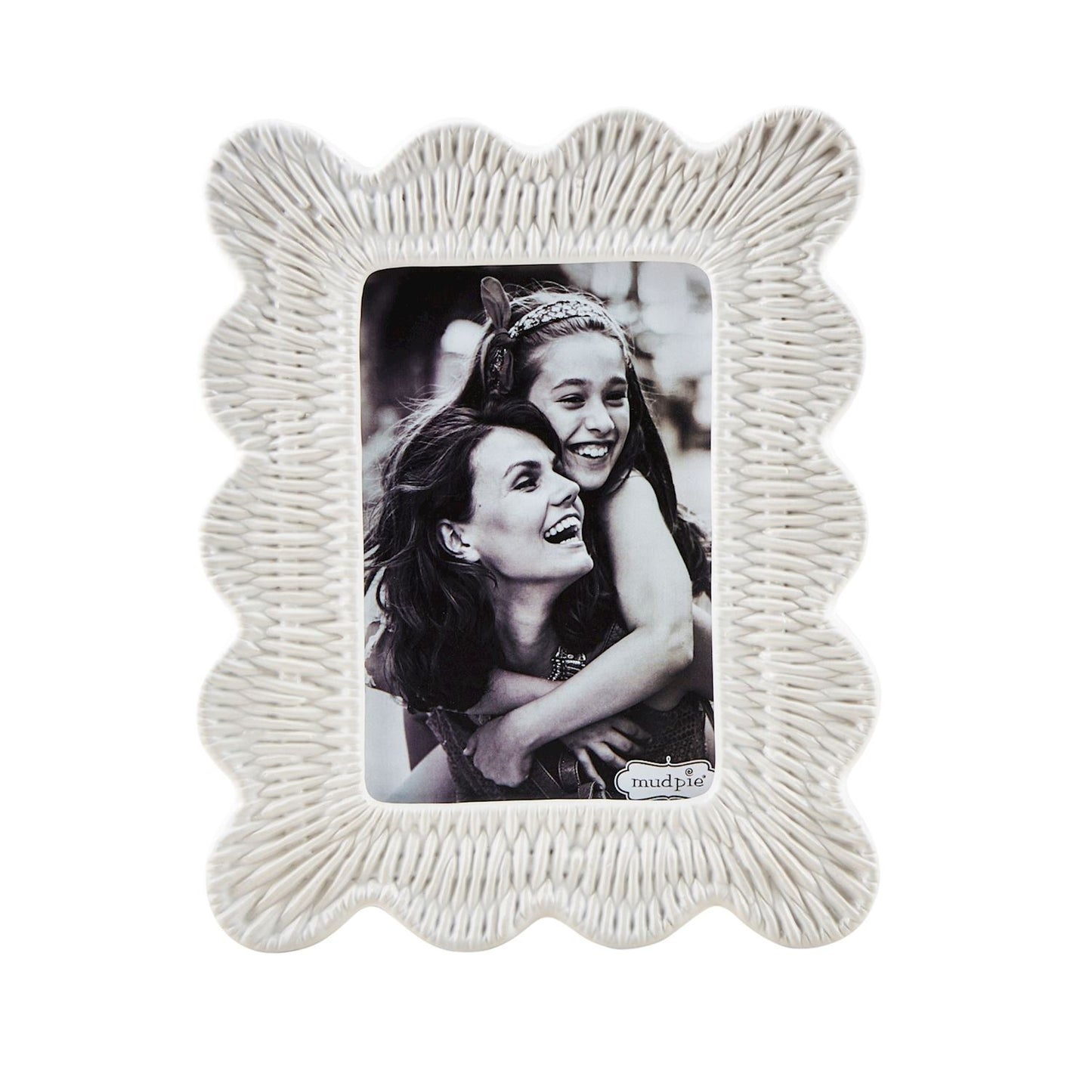 White Textured Frame