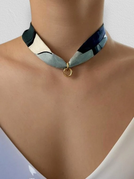 Skinny Neck Scarf / Phone or Bag Tie