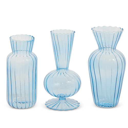 6" Blue Bud Vase - Assorted