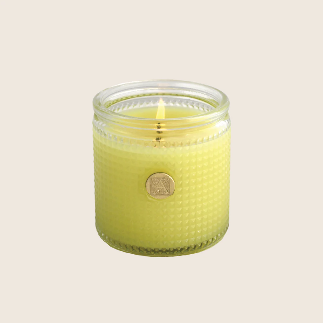 Aromatique Textured Glass 6oz Candle -