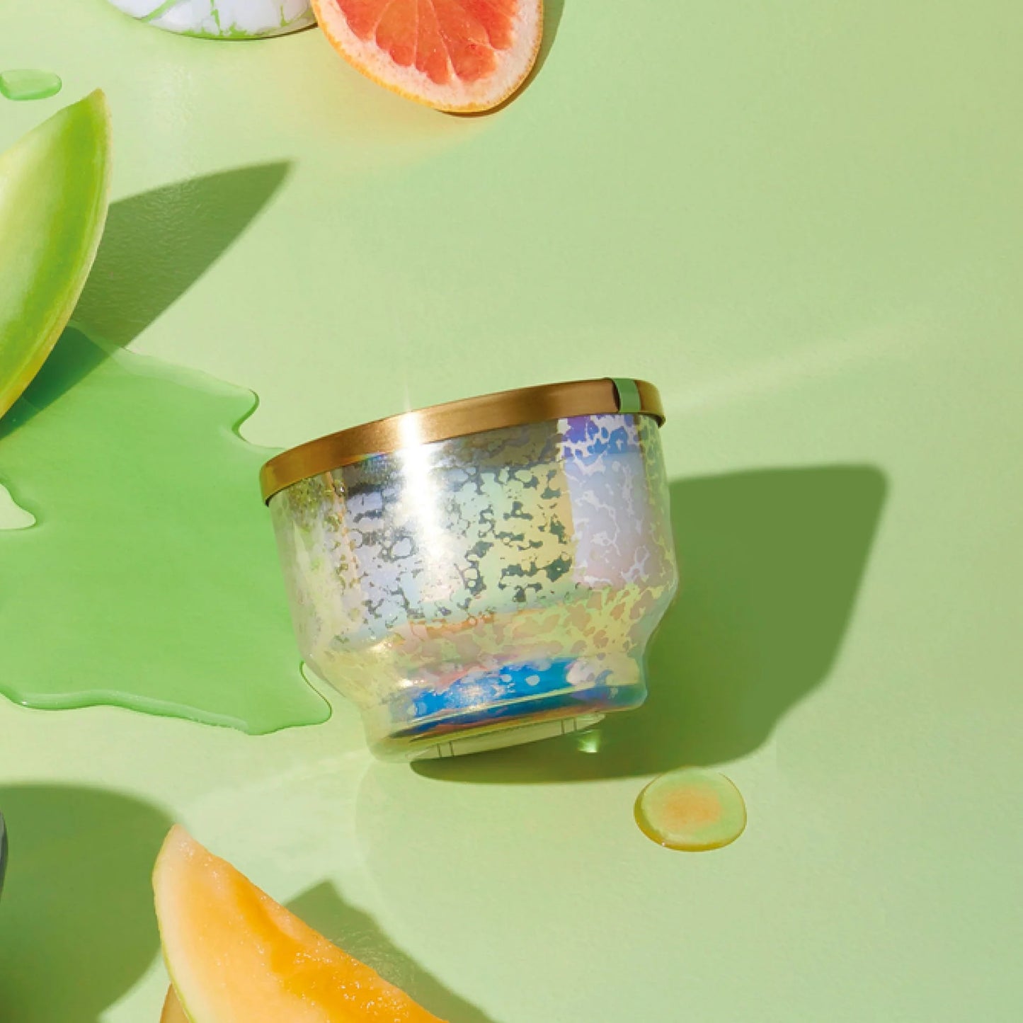 Mercury Glass Inverted Jar Candle