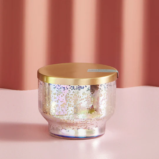 Mercury Glass Inverted Jar Candle