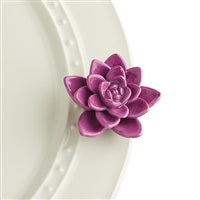 Nora Fleming Mini -Purple Succulent