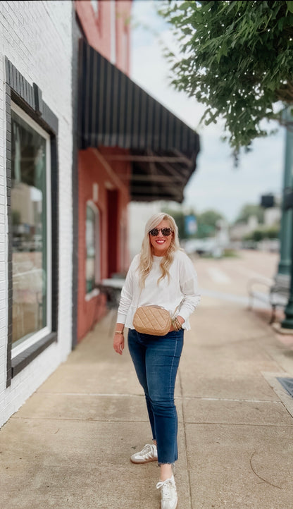 The Franela Peplum Tee