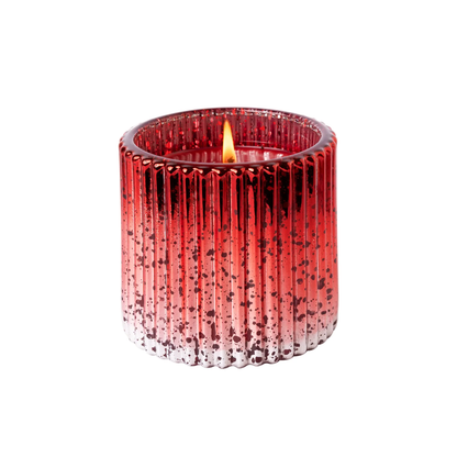 Aromatique 9oz Ribbed Candle - The Smell of Christmas