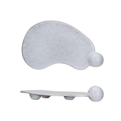 Stoneware Tray with Ball
