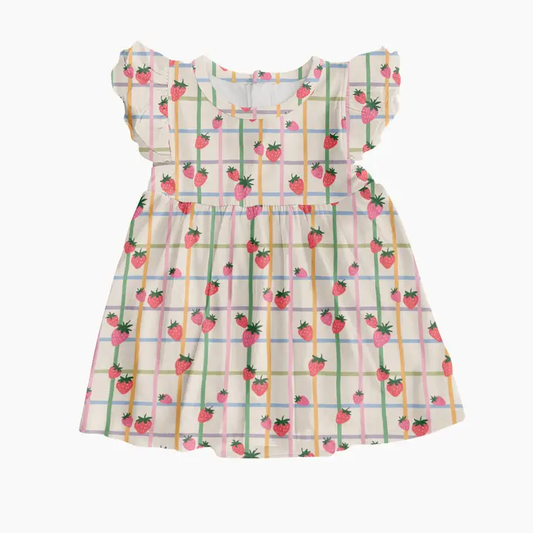 Strawberry Patch Dress 6-12 mo.