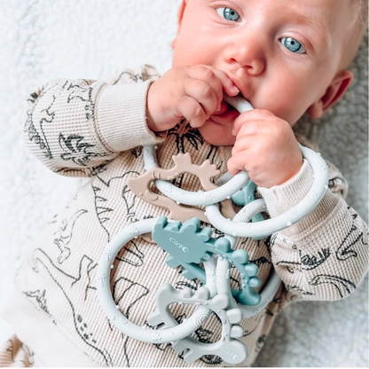 Dino Green Silicone Teether