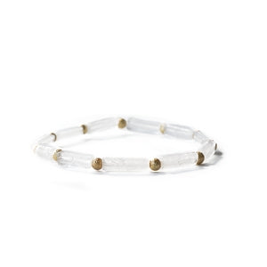 Gemstone White Jade Bracelet